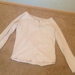 Long sleeve 4 button shirt